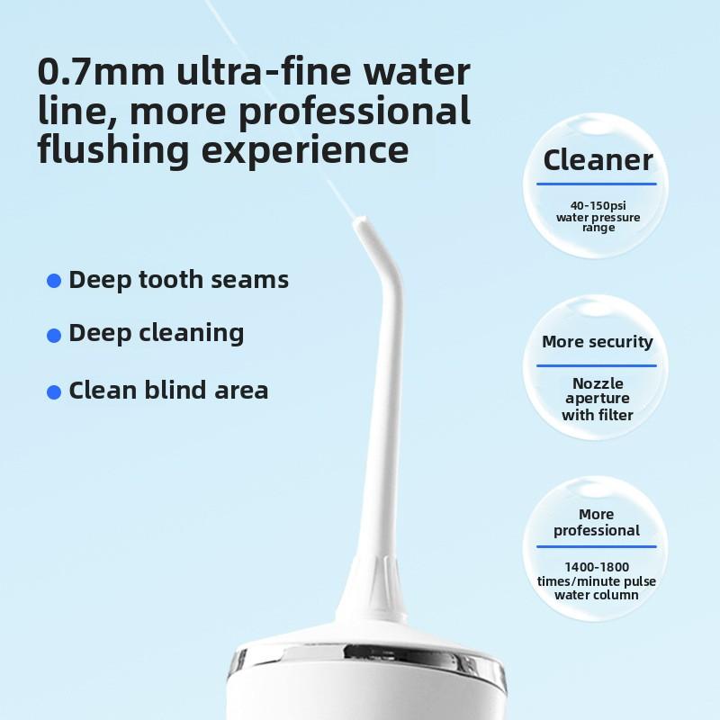 Oral Cleaning, Rinsing, Scrubbing, Waterproof, Electric Portable, Water Floss, Scrubbing, Household Electric Tooth Flusher