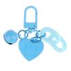 1Pc Alloy Love Shape Pendant Keychain Heart Key Chain With Bell Couple Friend Bag Gift Jewelry Key Holder Accessories