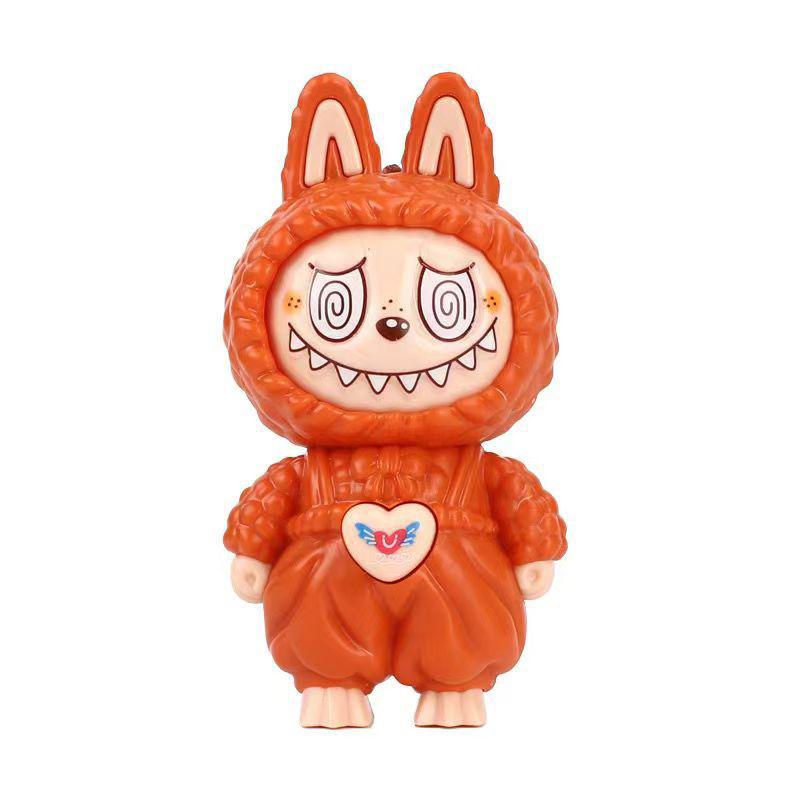 

Брелок-кукла Лабубу с меняющимся лицом, мультяшный, игрушки для снятия стресса, брелок, подарки