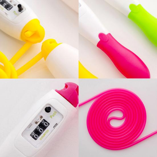 Erwachsene Kinder Zählen Springseil Verstellbar Sport Fitnessstudio Fitnessgerät