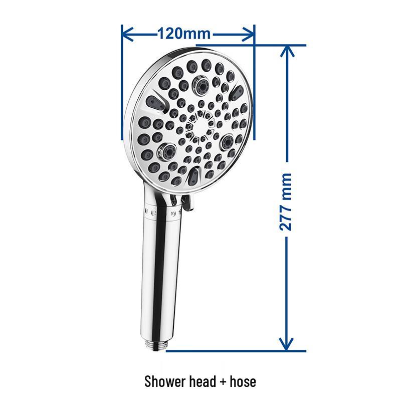 MDNG Pressurized Multi-function Filter Shower Head Set