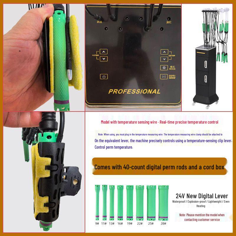 Smart Ceramic Perming Machine with Digital Constant Temperature for Professional Hairdressing