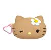 Hello Kitty Silikon Pennfodral Tan Beige, Kitty,
