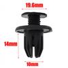 Black Wheel Line Clips Easy To Install Practical New