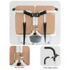 Patient Chair Hydraulic Transferred Lift Wheelchair w/180°Split Seat And Table