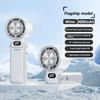 Mini Handheld Air Cooling Turbo Fan Foldable USB Rechargeable 3600mAh 100 Wind Speeds Adjustable Outdoor With Lanyard