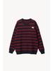 Family Zodiac Sweaters: Year of the Horse Knitwear - Men's Striped Round Neck & Women's Cardigan for Autumn/Winter