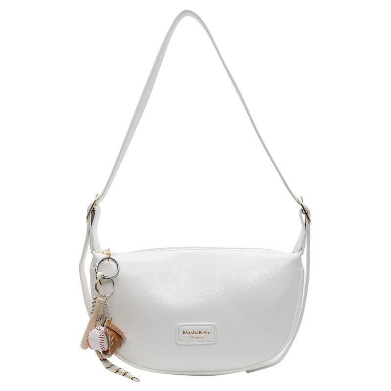 Stylish New High-quality Simple Soft Leather PU Tote Dumpling Bag Versatile Commuter Light Casual Messenger Women's Bag