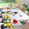 1Pc Christmas Minions Snowscape Carpet Rug Soft Washable Antislip Home Living Room Sofa Mats Personalized Christmas Rug