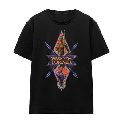 Czarna pantera: Wakanda Forever Unisexowy T-shirt dla Dorosłych Shuri Okoye z Diamentami