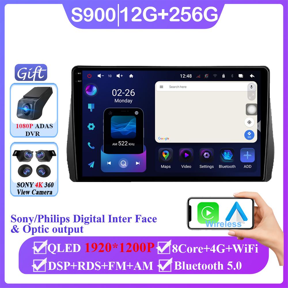 Android 14 Car Radio Stereo Head Unit For Toyota Wish 2010 -2018 Auto Carplay GPS Navigation Multimedia Player No 2din DVD 7862