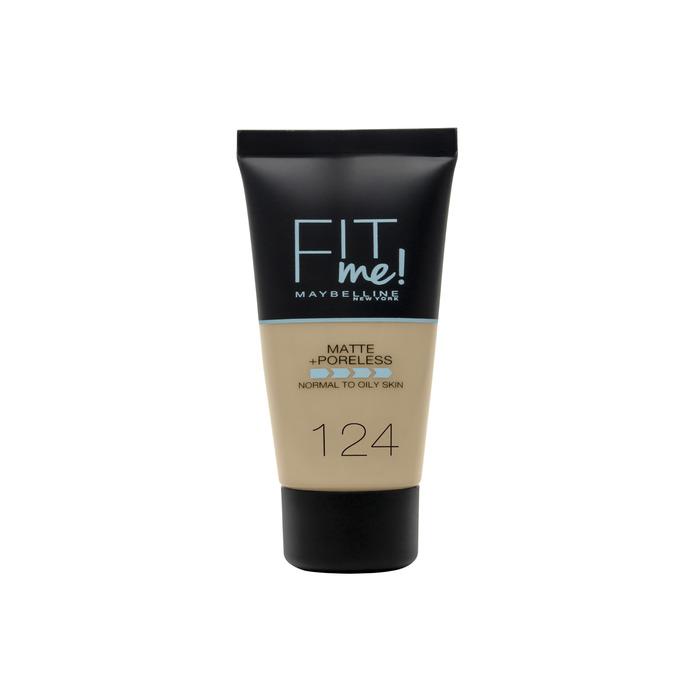 

Maybelline Fit Me Matte + Poreless Foundation 124 Мягкий песок 30 мл