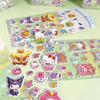 Genuine Sanrio  Foam Stickers Cartoon Kuromi Pochacco Melody Scrapbook Phone Water Mug Planner Decor Decal Girl Gifts
