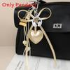 Pu Heart Shaped Mini Bag Pendant For Accessories And Keychains