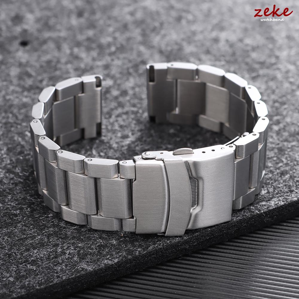Massives Edelstahl-Uhrenarmband Schwarz Silber Armband 18mm 20mm 22mm 19/21/23/24/24mm Armband Kompatibel für Samsung Galaxy Watch