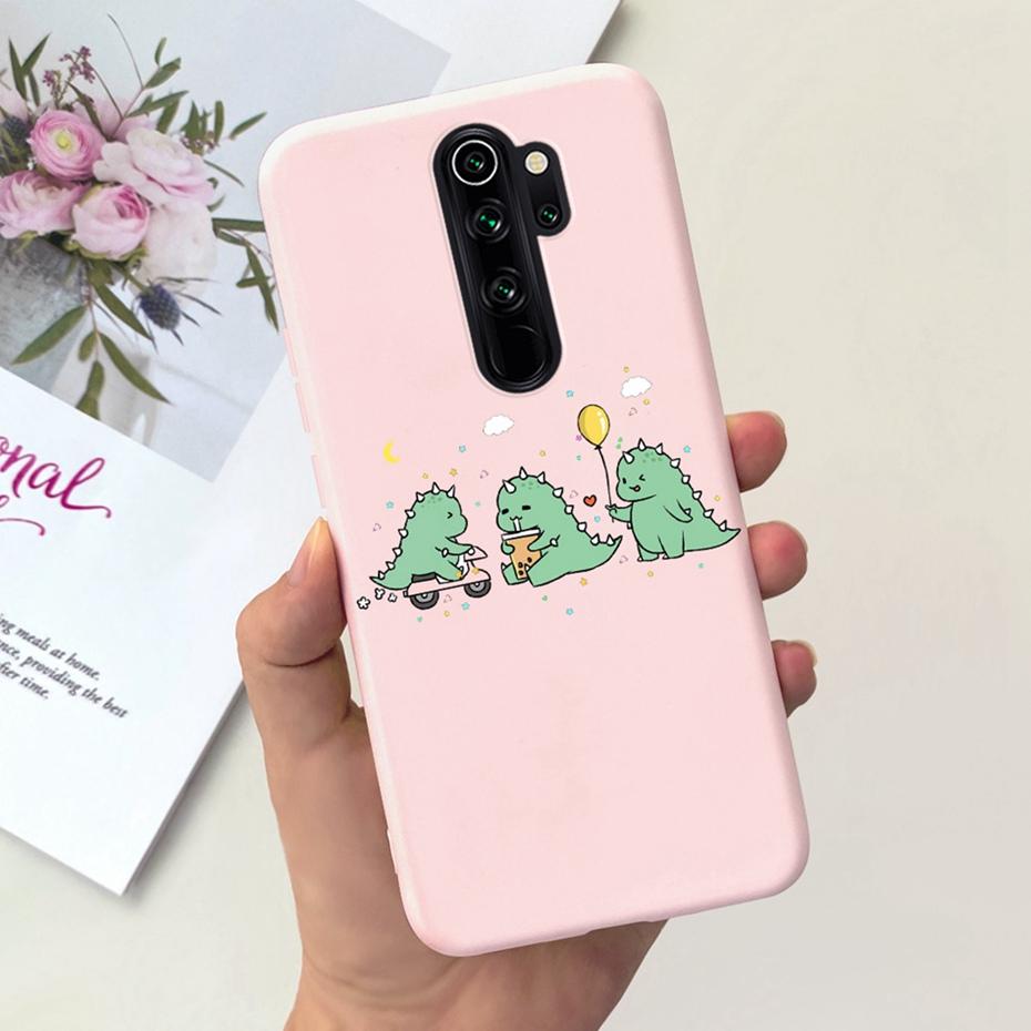 

Чехол для Xiaomi Redmi Note 8 Pro Милый мультяшный с животными Конфетного цвета Мягкий силиконовый TPU Бампер для телефона для Redmi Note 8Pro Задняя крышка Redmi Note 8 Pro