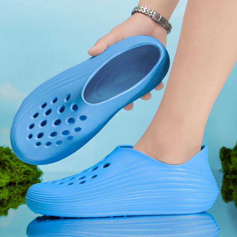Sandali Estivi Leggeri alla Moda da Uomo Scarpe da Spiaggia Uomo in EVA Traspiranti Morbidi Scarpe da Acqua Uomo Comode Sneakers Casual da Passeggio