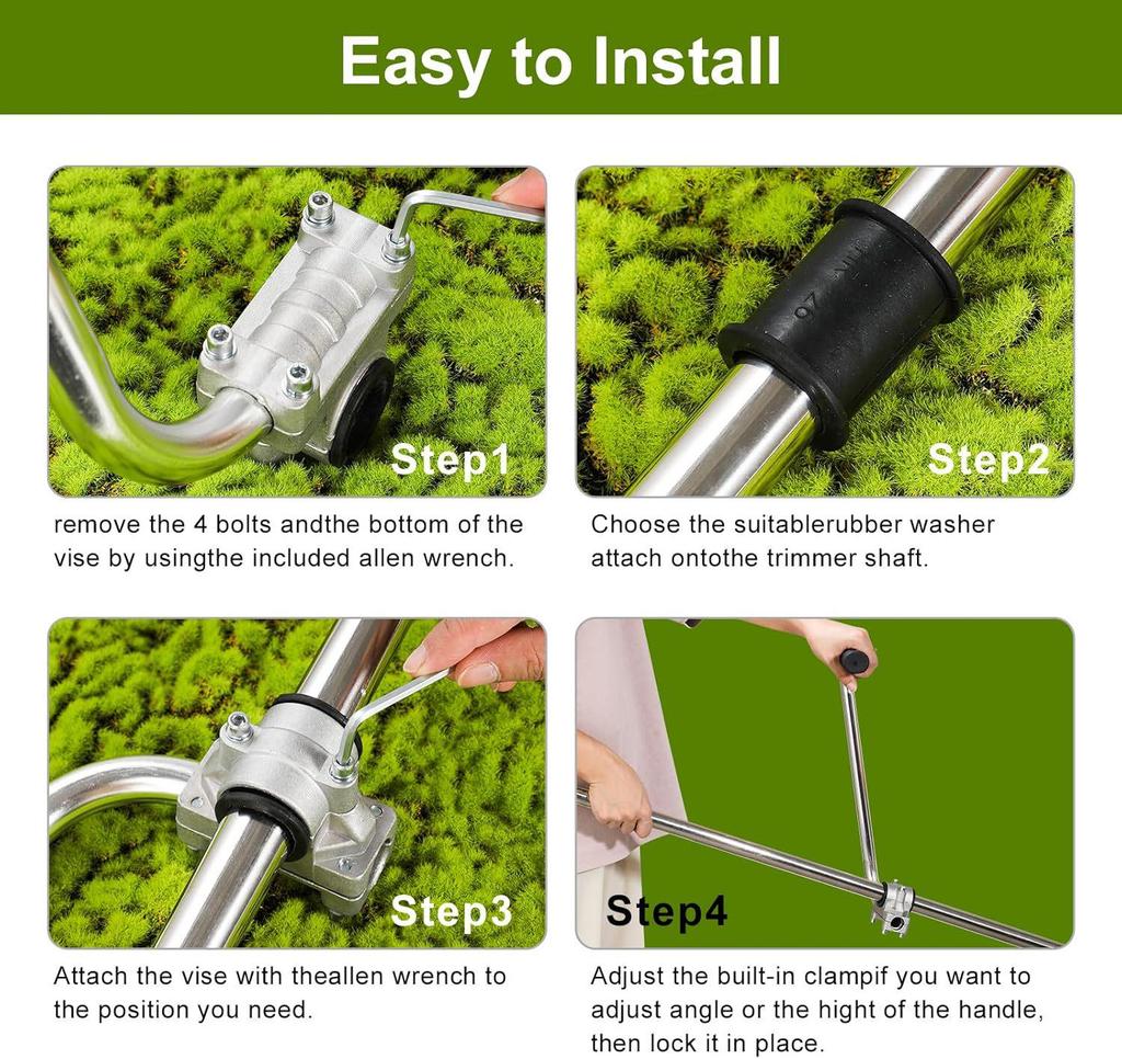 Multi-Functional Cross-Border Trimmer Handle: Lawn Mower & Garden Auxiliary Grip