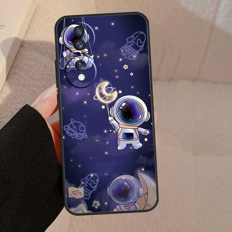 Cute galaxy Astronaut For Honor 90 70 50 Lite Magic 5 Pro 8X 9X Phone Case For Honor X8a X9a X7a X6a X9 X7 X8 X9b
