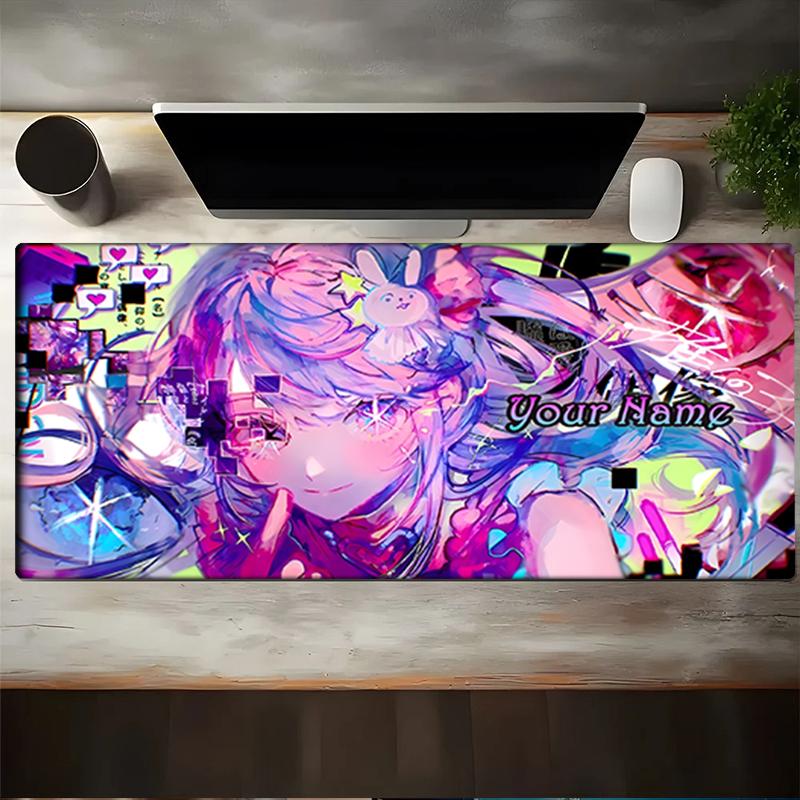 1PC Custom Name "Vivid Fantasy Portrait" Mouse Pad, Keyboard and Mouse Desk Pad, for Computer Notebook  Birthday Gift For Any Room Or Office