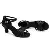 Buty do tańca latynoamerykańskiego na średnim obcasie dla kobiet i dziewcząt, buty do tańca z miękką podeszwą, buty do salsy, tango, tańca towarzyskiego, na obcasie 5cm