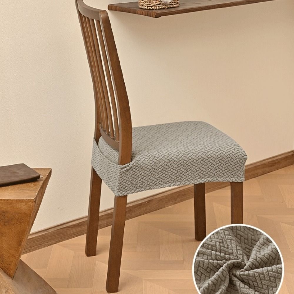 Soft Chair Cushion Cover Elastic Seat Cover Universal Chair Slipcover  Home