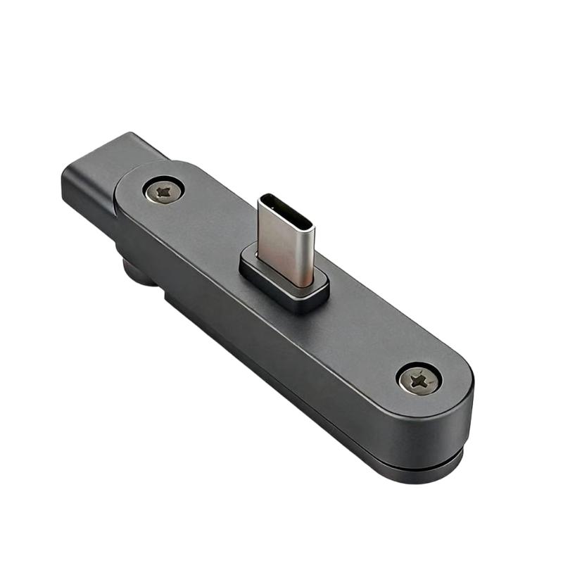 

240W Data Cable Adapter Travel Portable Foldable Stand Fast Charging Connector For Headphones, Laptops, Gaming чорний
