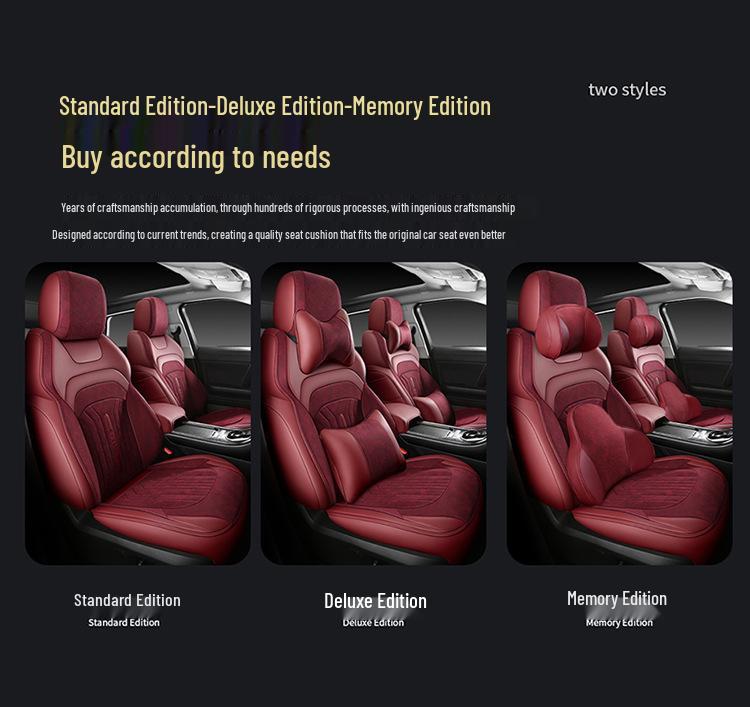 Chevrolet Malibu XL Seat Cushion: Full Surround, Leather & Linen, Four-Season Cover for 5-Seater