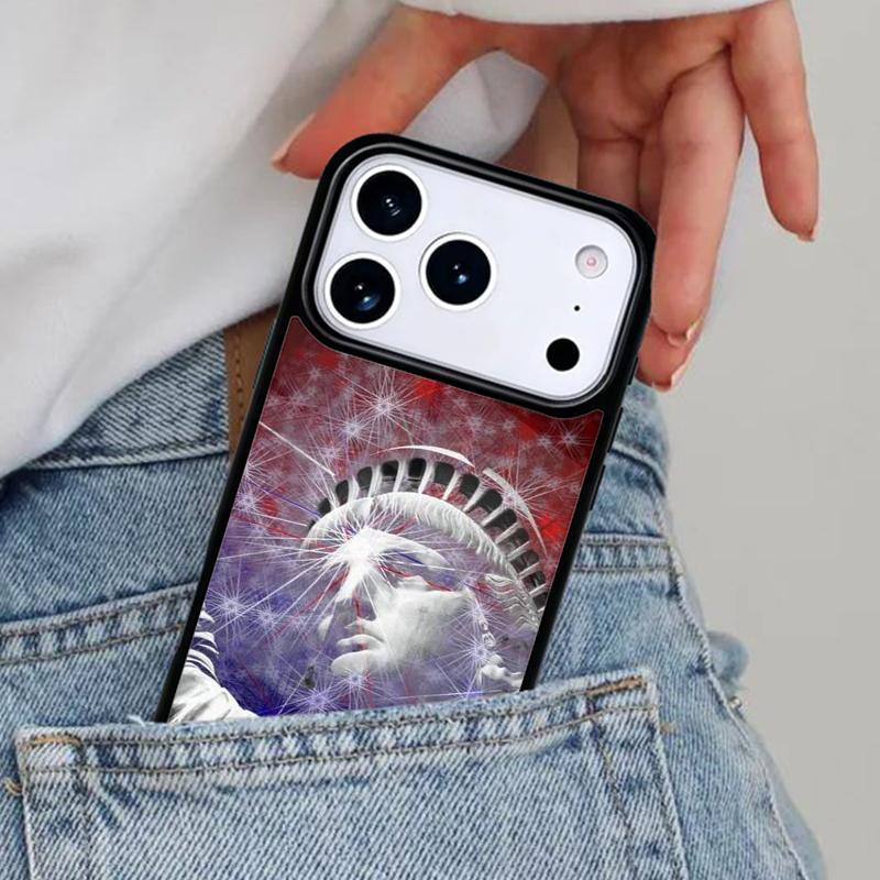 Status of Liberty Phone Case for iPhone 17ProMax 12 13 14 15 16e 17 Pro Max Plus Air Cover