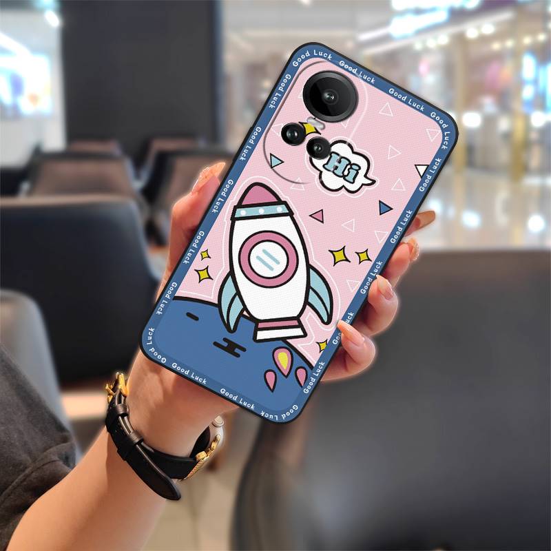 Cute TPU Phone Case For OPPO Reno10 Global/Reno10 Pro Global Anti-dust Protective Anti-knock Graffiti Soft Case Durable