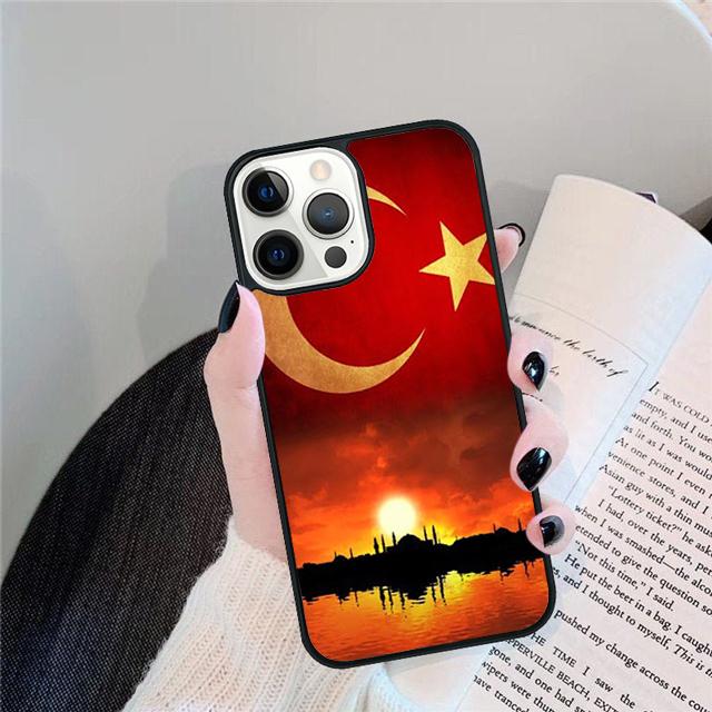 Flagge der Türkei Istanbul Antalya mustafa Handyhülle Für iPhone 17 Air 15 16 14 13 Pro Max 12 11 Pro Max Max Plus