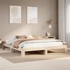VidaXL Bed Frames Without Mattress 200x200 Cm Solid Pine Wood 3308726