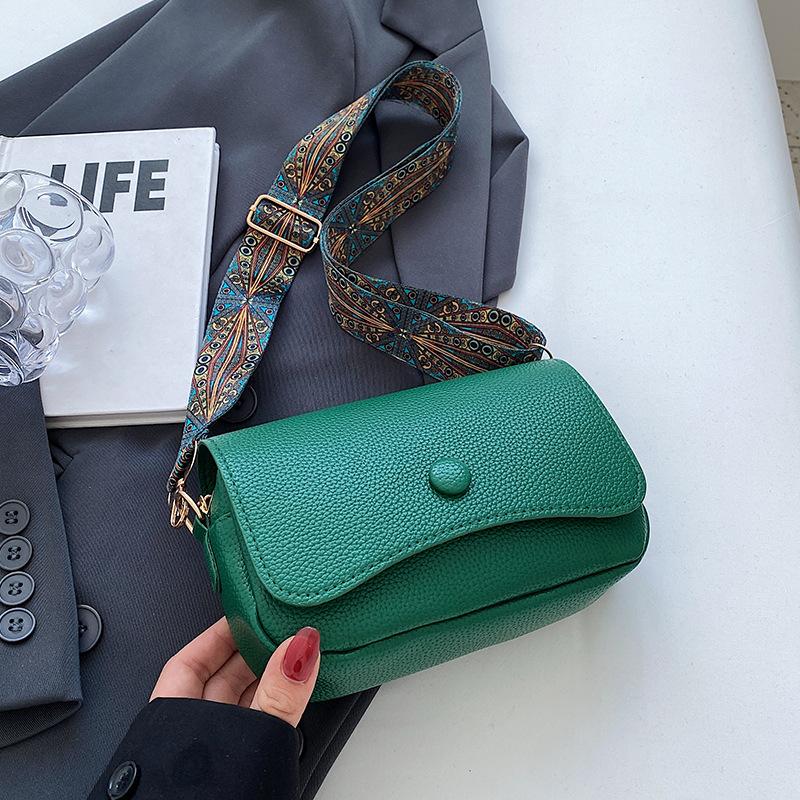 

Ретро маленькая сумка женская сумка нишевая новая модная весенне-летняя универсальная широкополосная сумка через плечо женская сумка через плечо