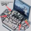 Mini 3D Folding Book Keychain Popping Miniature World Hanging Decoration Tiny Coffee Shop Great Wall Castle Foldable Book Keyring Pendant
