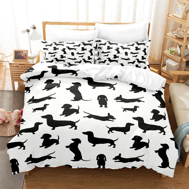 Forest Animal Bedding Set Animal Theme Duvet Cover Set Fashion Duvet Cover Children's Bedroom Cartoon Duvet Cover Bedding Set