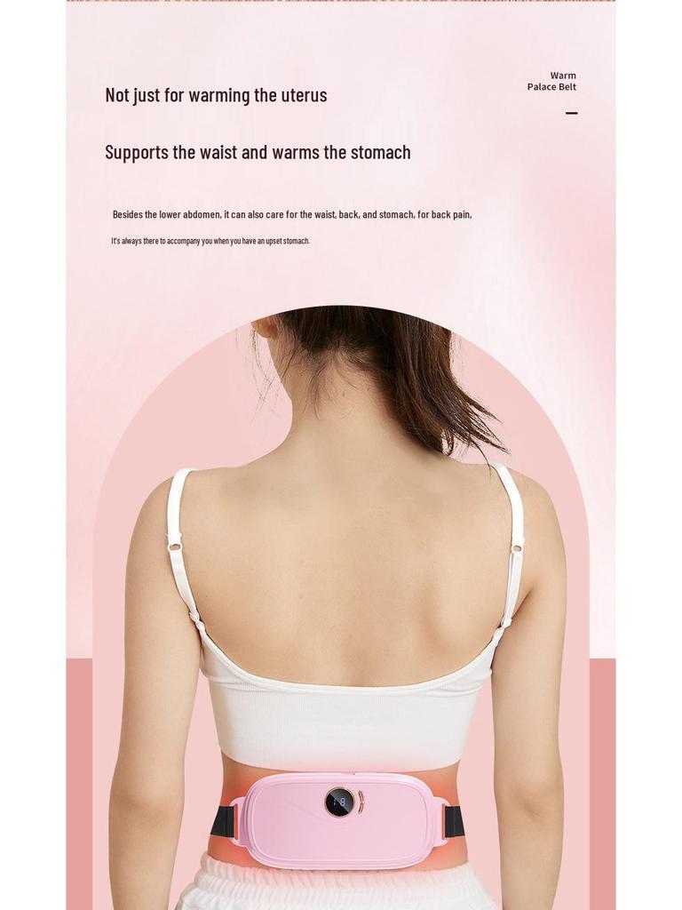 Self-Heating Menstrual Support Belt for Uterus and Lumbar Relief