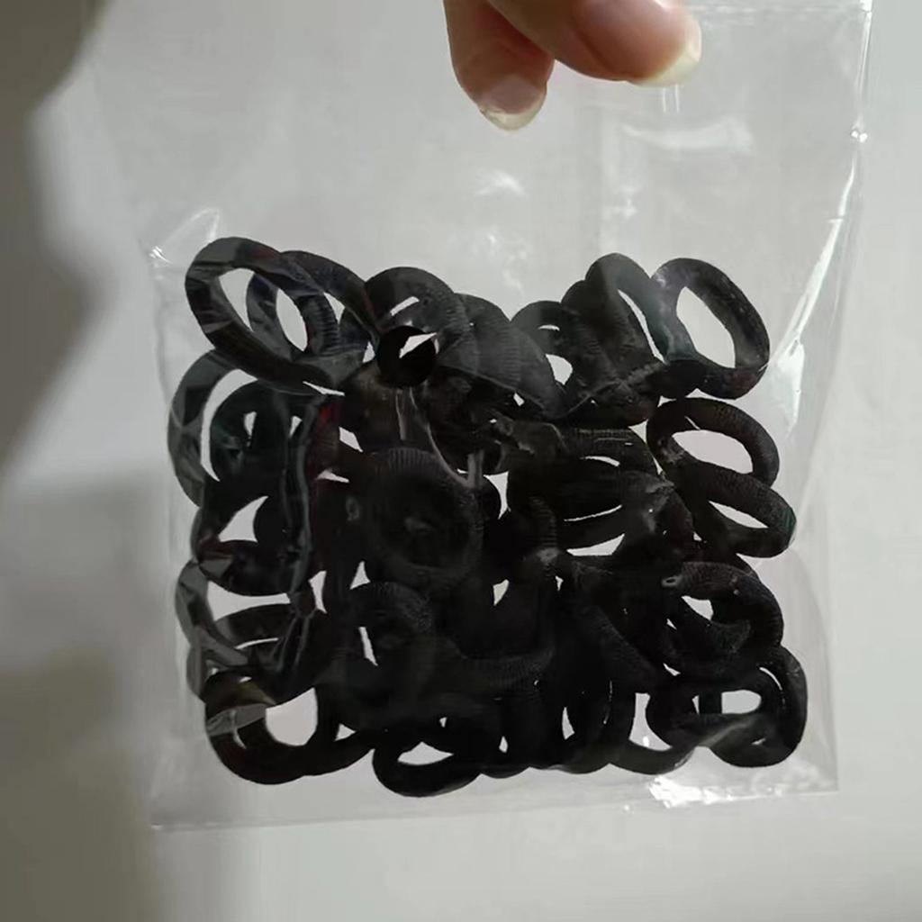 Seamless Hair Ties Elastic Headbands Made with Polyester and Spandex for All Hair Types Gentle on Hair No Breakage