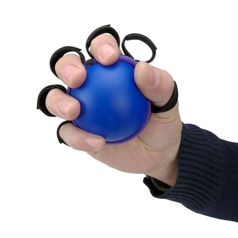 PU Hand Grip Finger Ball Practice Hemiplegia Muscle Strength Training Rubber Rehabilitation Finger Gripper Ball Hand Grip