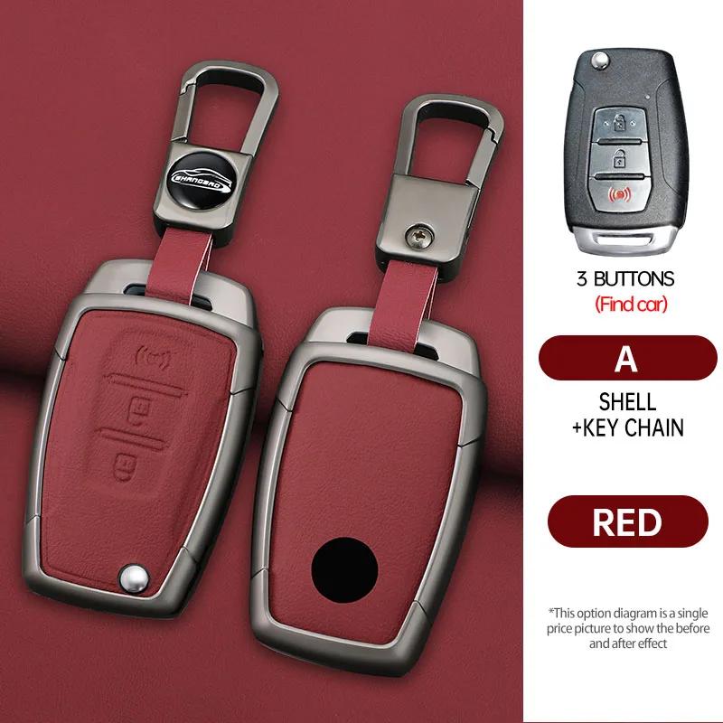 Custodia Cover Guscio Portachiavi Auto Pieghevole in Lega alla Moda Per Ssangyong Kyron 2 Sanka Actyon Korando Tivoli Protezione Portachiavi Accessori