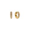 Shertz Pave Cubic Bold One-Touch Ohrstecker (14k)