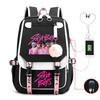 Anime Cartoon Printing High Value Student Spine Protection Schoolbag Going Out Leisure Backpack With Usb
