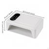 Manicure Curing Lamp Spacious 380W LED Nail Timer Settings for Home Enthusiasts
