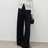 La Chapelle Women's High-Waist Wide-Leg Trousers