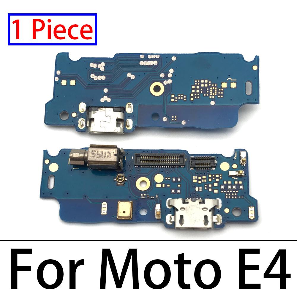 For Motorola Moto E4 E4T G3 G4 G5 G6 G7 Power E7 G8 Plus X4 One USB Charging Port Micro Dock Connector Board With Microphone