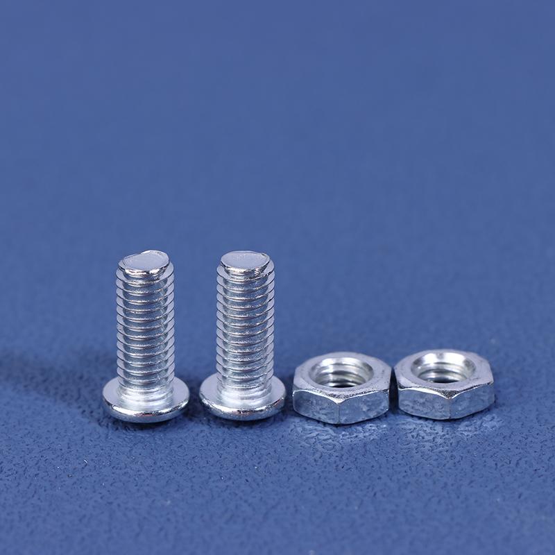 4/8/16Sets Chrome Anti-Theft License Plate Bike Traction Head Extension Screws Car License Alloy Plate Frames Or Covers Bolts