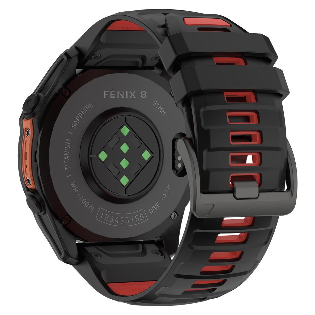QuickFit 22mm 26mm Silikonarmband für Garmin Fenix 8 E 7X 7 6 6X Pro 5 5XPlus/Epix Pro Gen2 51mm 47mm Armband Uhrenarmbänder correa