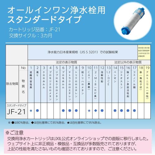 LIXIL INAX Kitchen Faucet, Single-Lever Mixer with Built-in Water Purifier and Hand Shower, RJF-771YA (Faucet + 1 Water Purification Cartridge), PFAS/