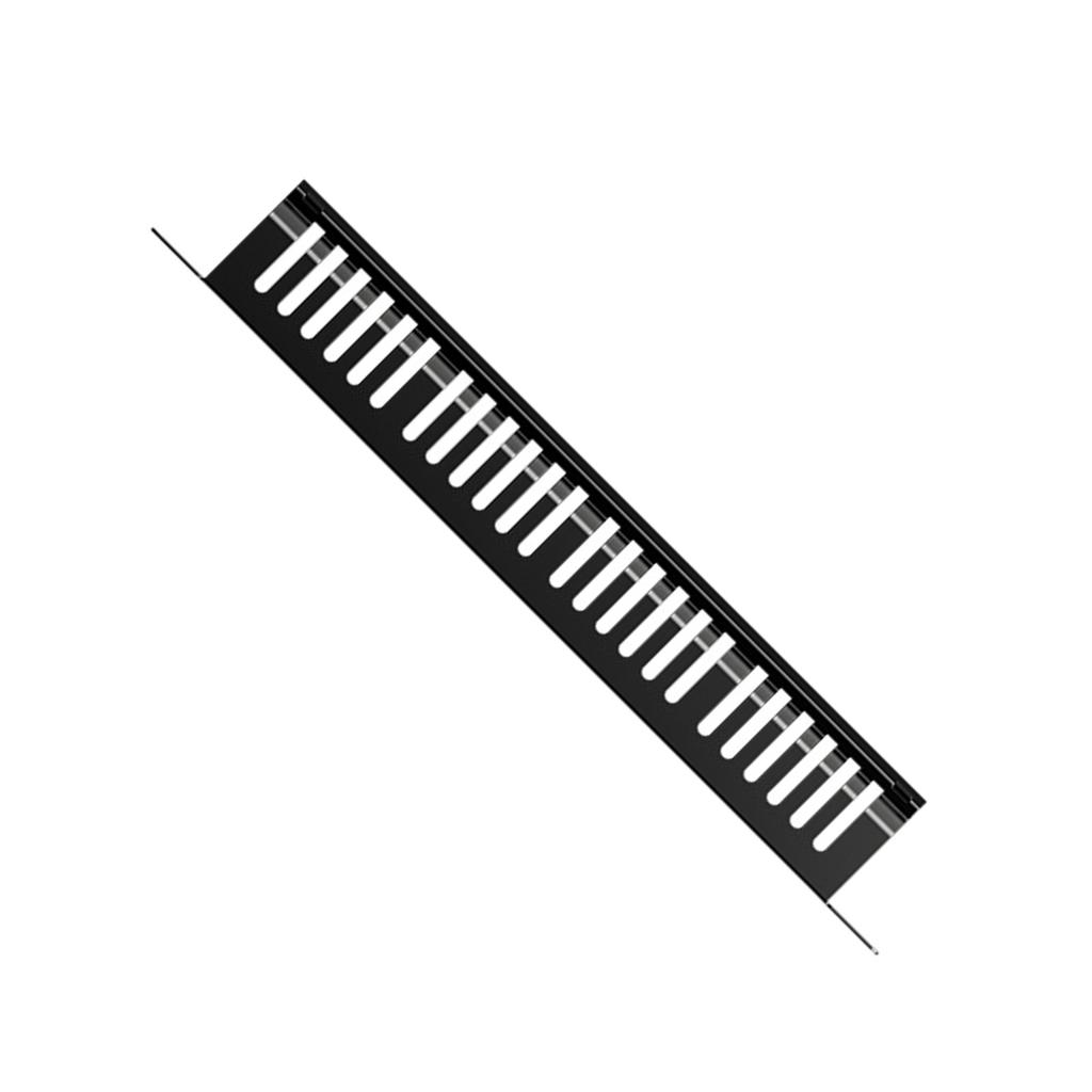 Industrial Strength 19" Data Center Cable Organizers 1U Rack 24 Division 48 Port Enterprise Networking Tool