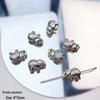 Vintage Alloy Rose & Butterfly Beads for DIY Jewelry Making
