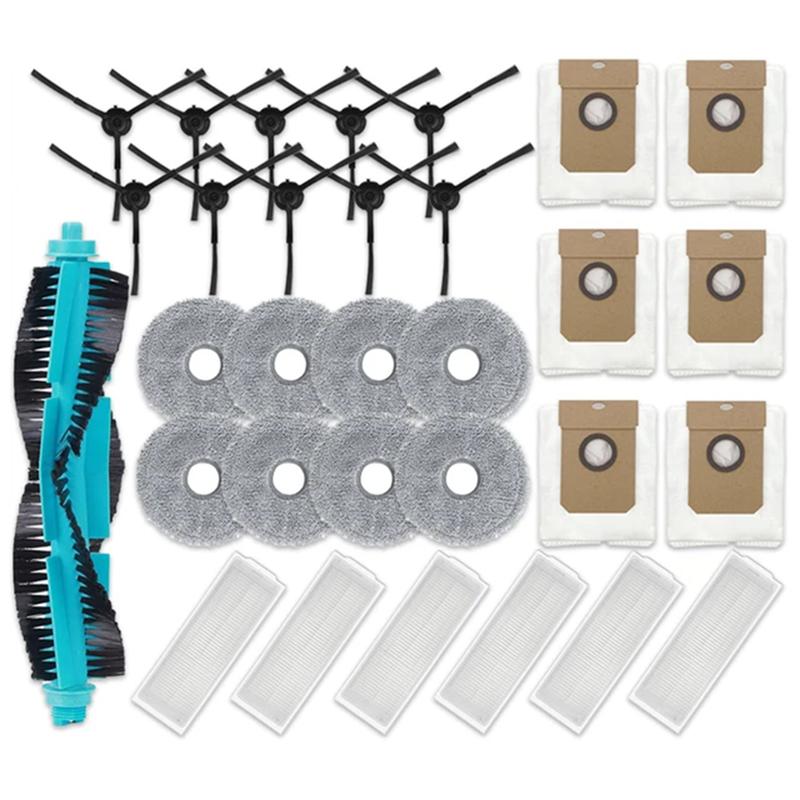 A65T-For Cecotec Conga 11090 Spin Revolution Robot Vacuum Parts Main Side Brush Hepa Filter Mop Cloth Dust Bag Accesorios